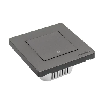 FLOW kapcsoló, szürke, egykörös