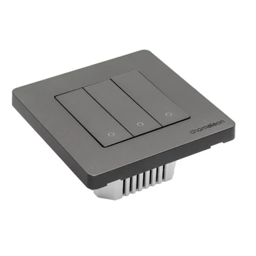 FLOW kapcsoló, szürke, háromkörös