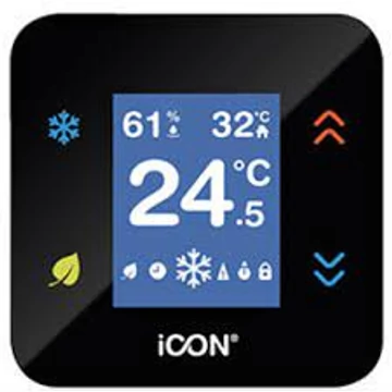 NGBS iCON 200 digitális szobatermosztát - fekete