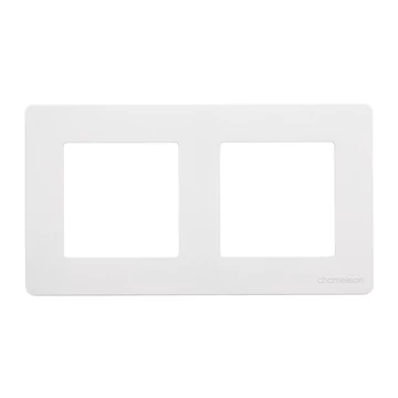 Sorolókeret Flow kapcsolóhoz, fehér, kétkörös