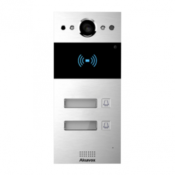 Akuvox R20BX2 IP, 2 lakásos kaputelefon kültéri egység IP 65