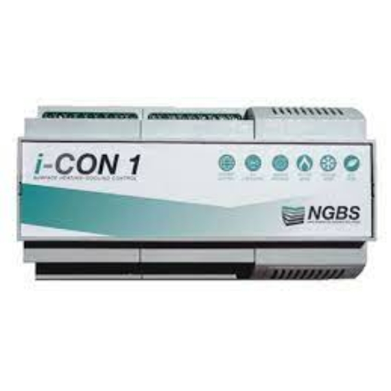 NGBS iCON-2 szabályzó automatika, 8 termosztát, 10 vezérelt kimenet, keverőszelep vezérlés, internetes kapcsolat